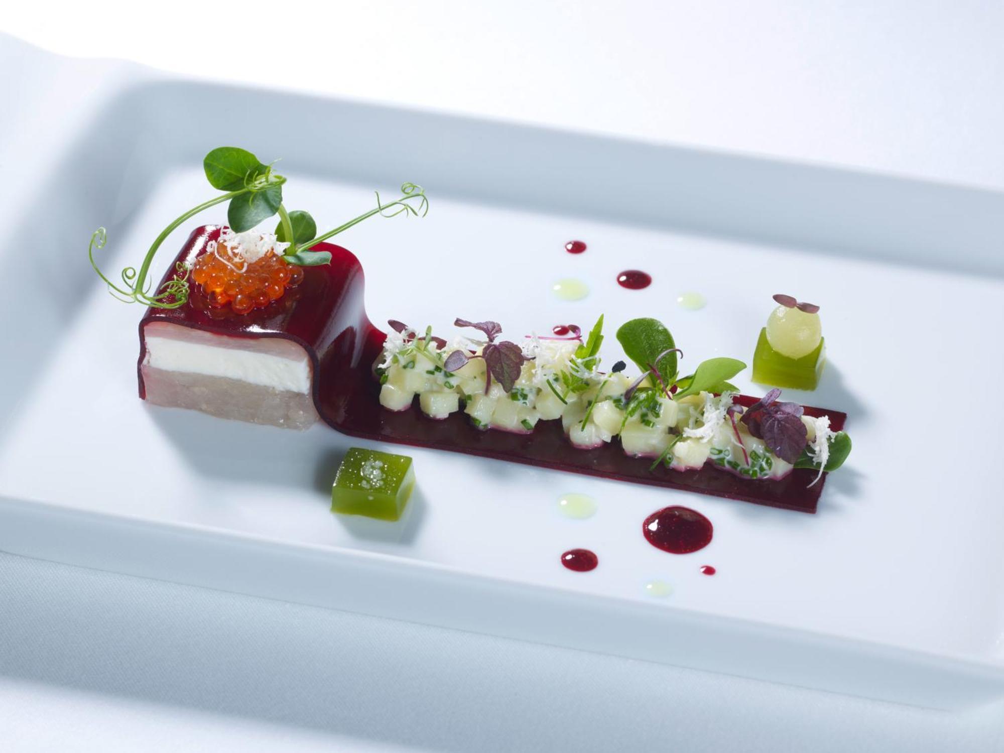 Hotel Elbresidenz An Der Therme Бад-Шандау Экстерьер фото A modern French dessert